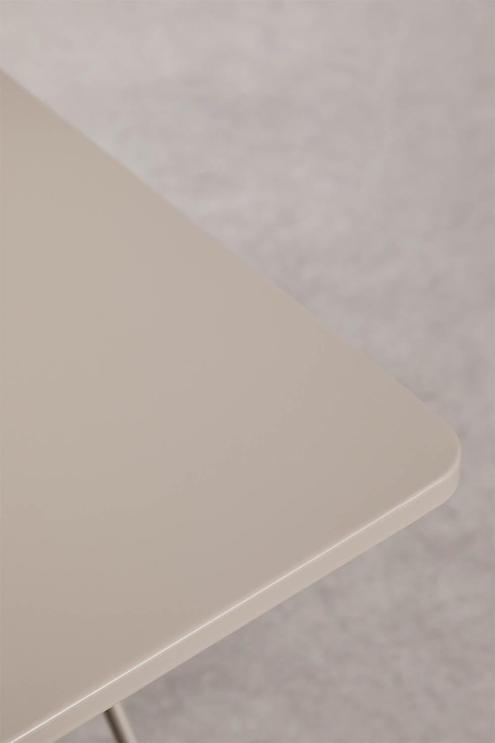 Tamarit foldable 60x60 cm square steel kitchen table, gallery image 3