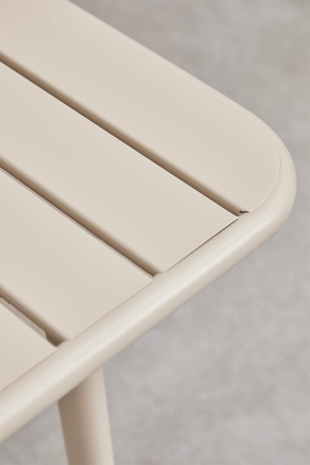 Rectangular dining table 160x90 cm in Florida steel, gallery image 4