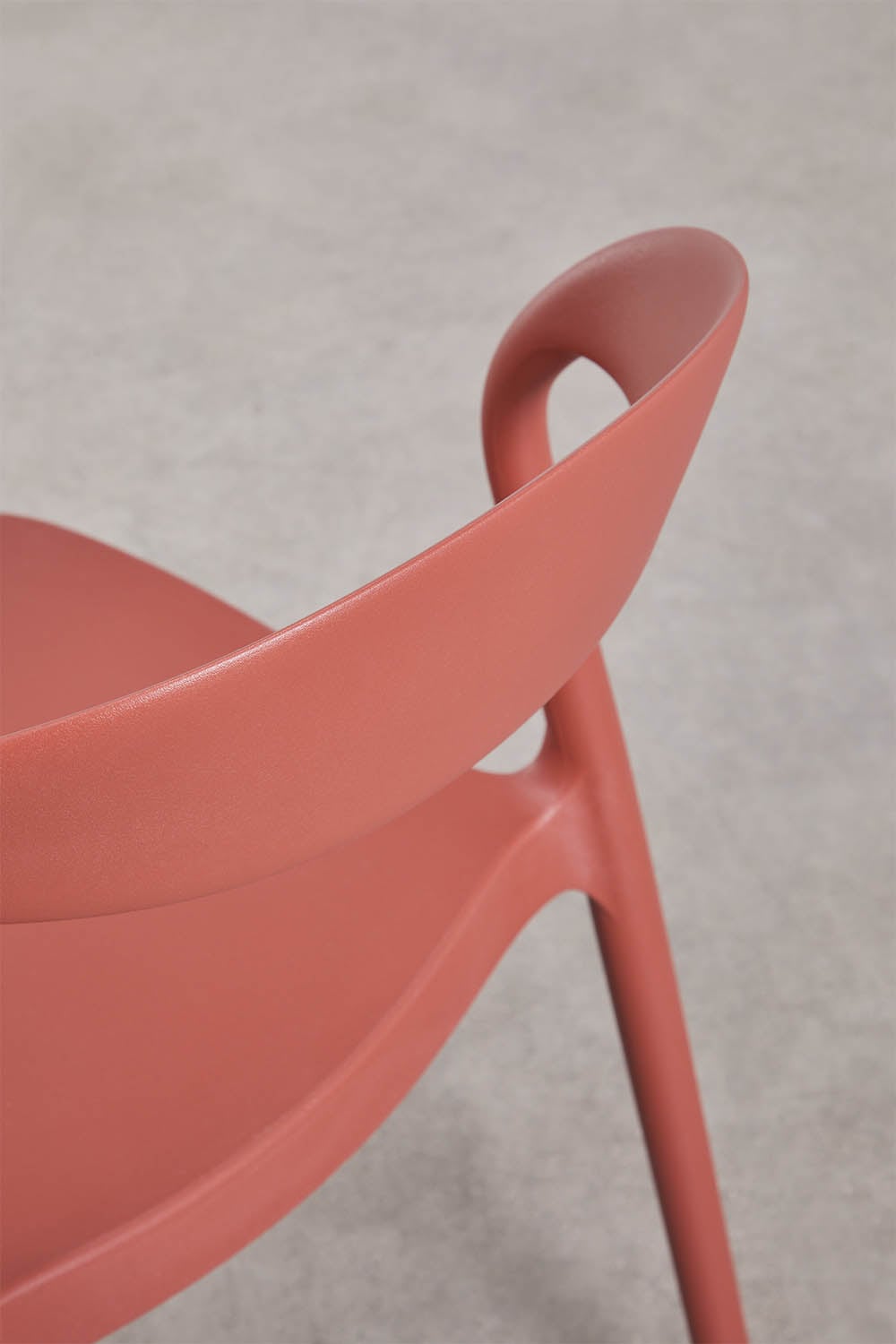 Pack of 2 stackable Brenza polypropylene garden chairs, gallery image 7