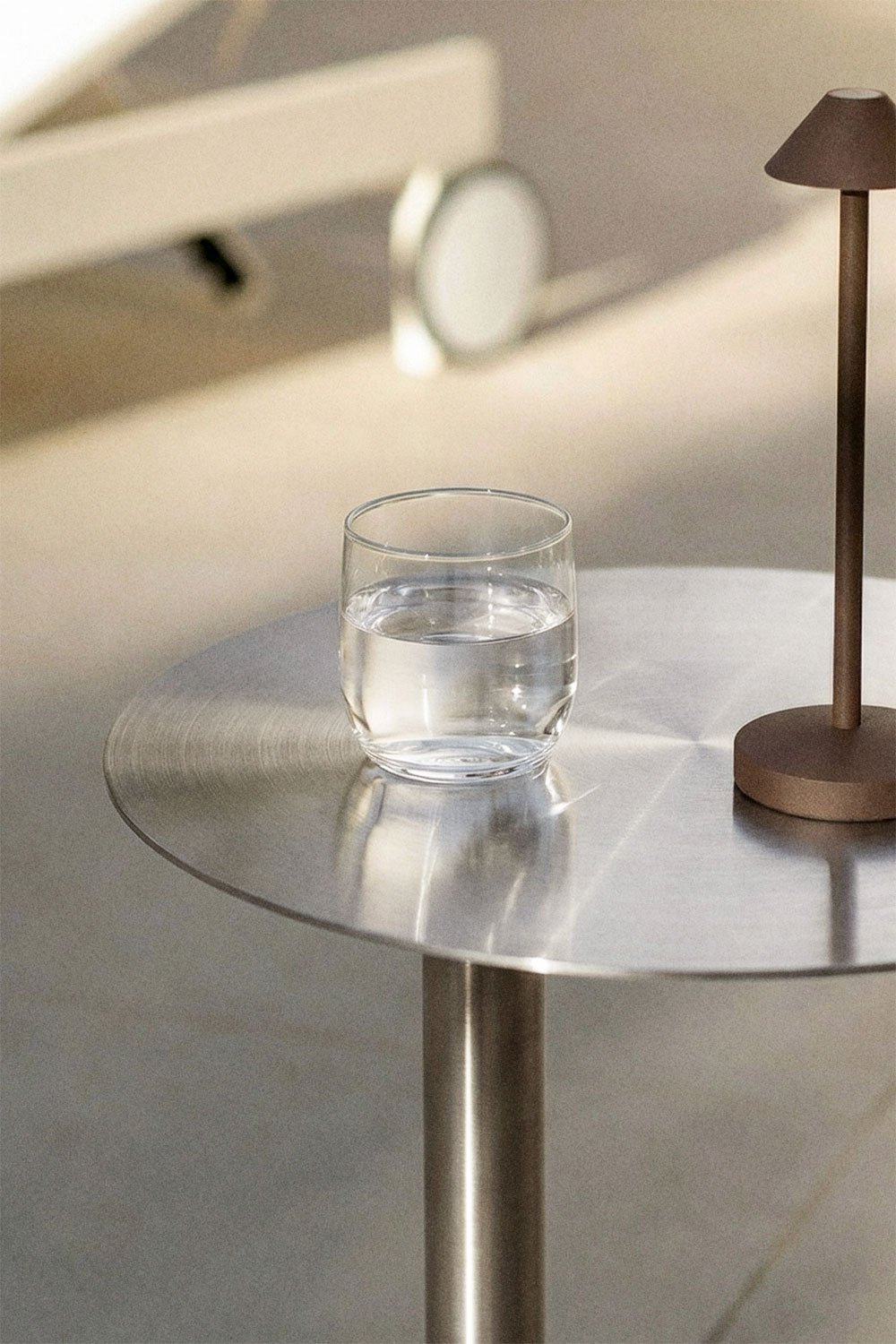 Yannik round Ø40 cm steel garden side table, gallery image 2