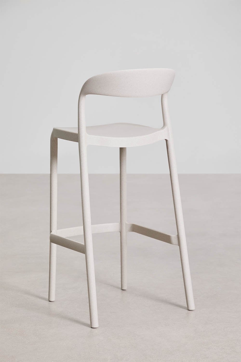 Stackable high stool in polypropylene Brenza, gallery image 3