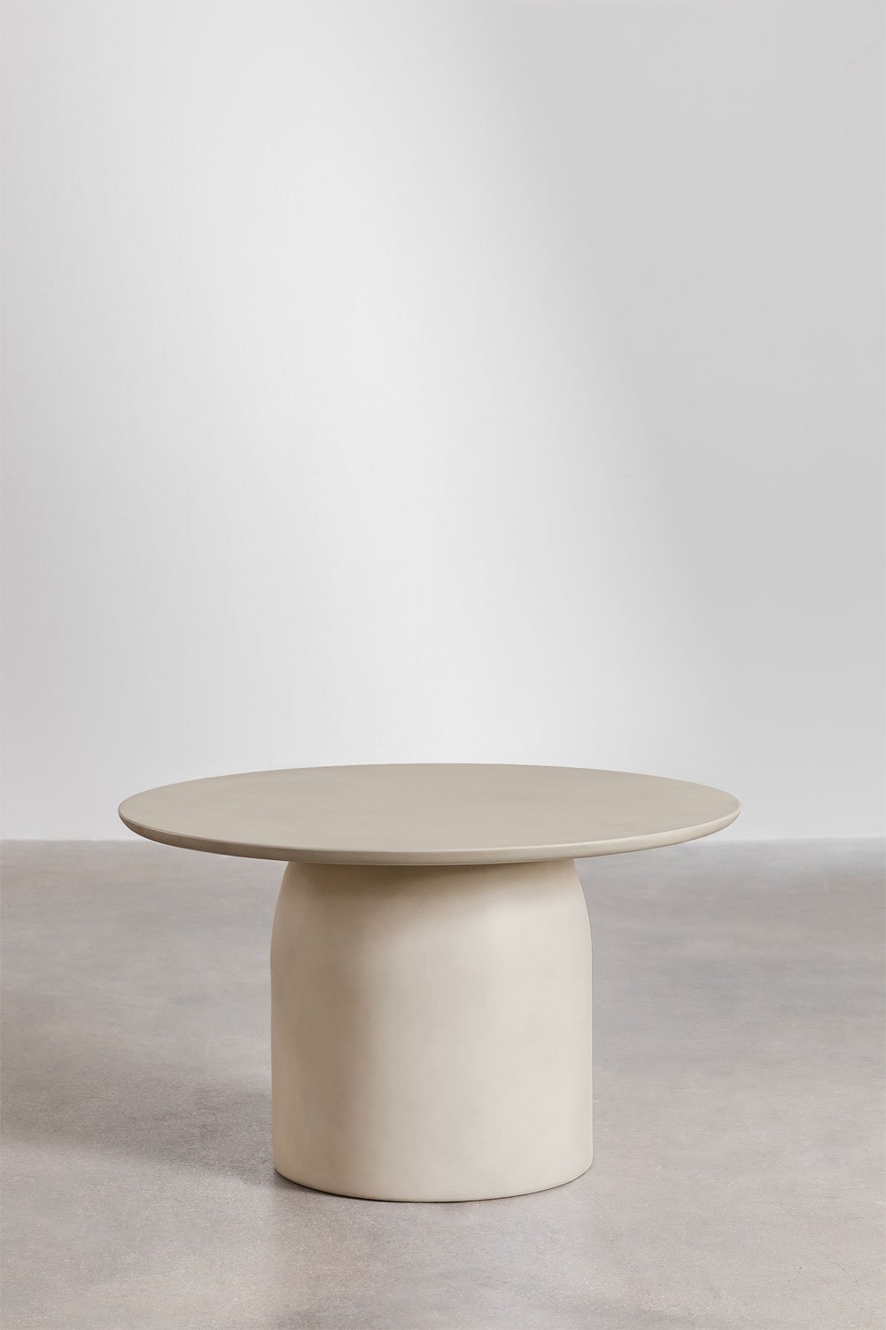 Round Ø75 cm Layana cement garden coffee table, gallery image 3