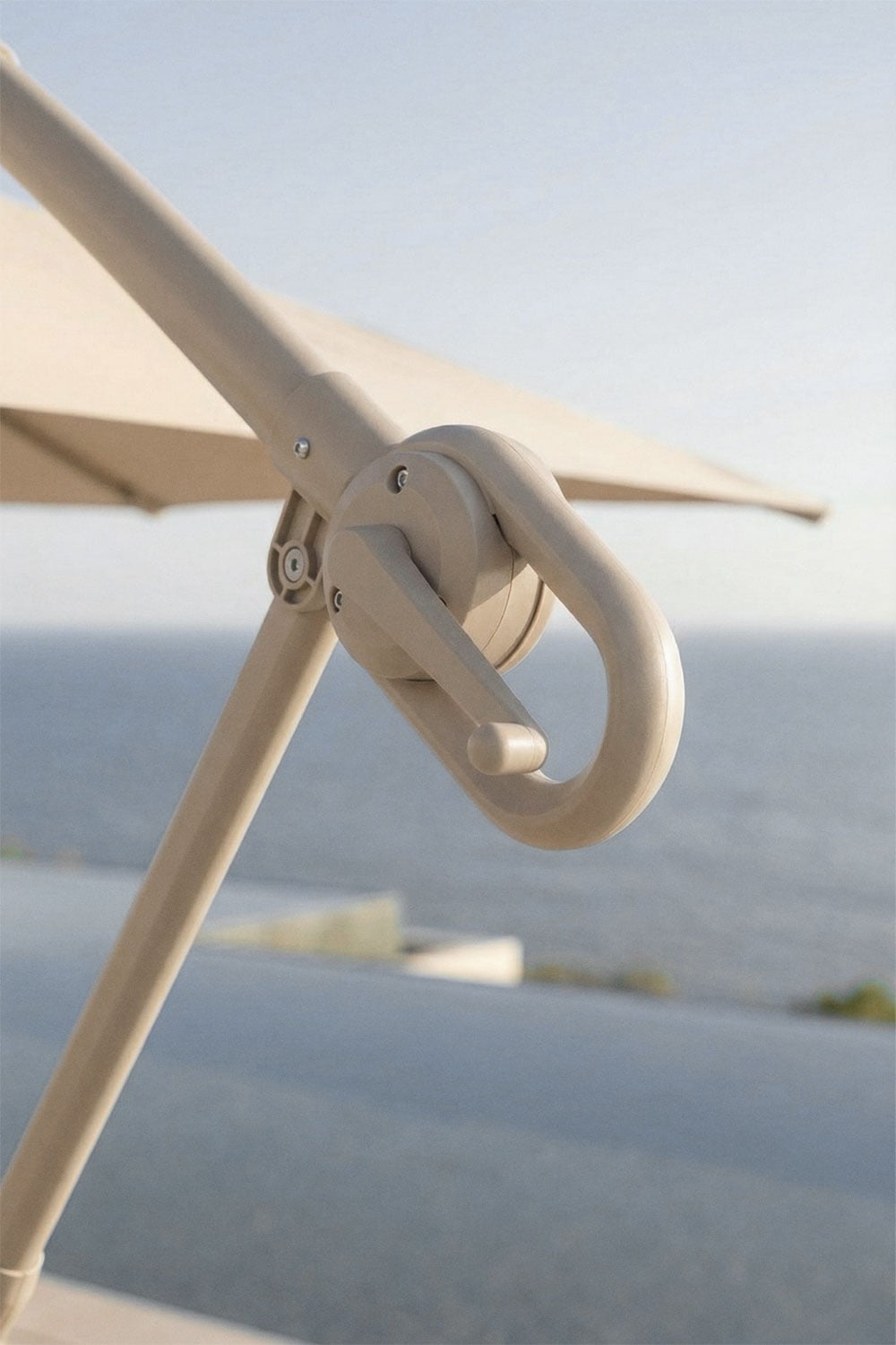 Parasol Ø295 cm in fabric and steel Salina, gallery image 2