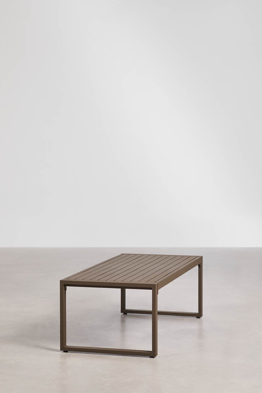 Mesa de centro para jardín rectangular 110x55 cm en aluminio Lipov , imagen de galer&iacute;a 4
