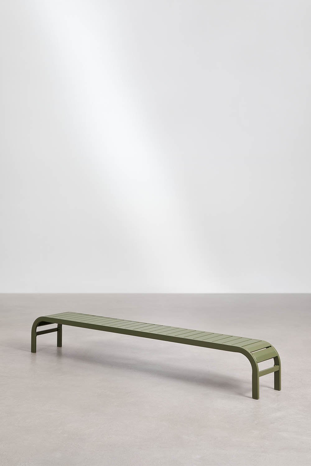 Set of 2 reclining loungers and 3 side tables in Marietta steel, gallery image 12