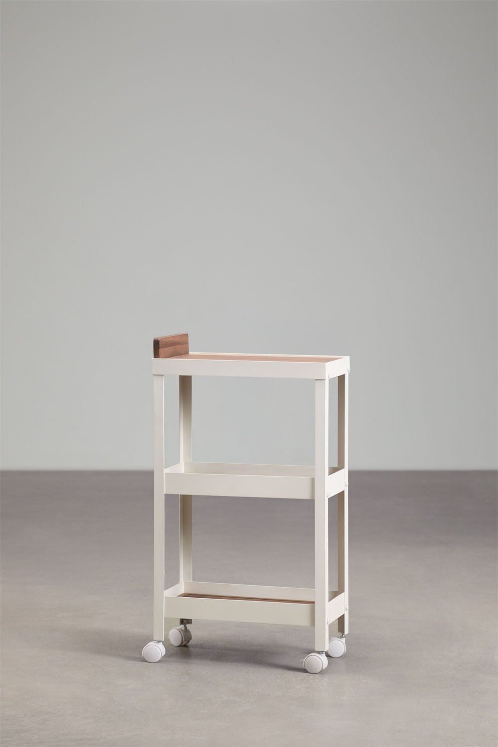 Modular outdoor kitchen cart in acacia wood and aluminum Reggie, gallery image 2