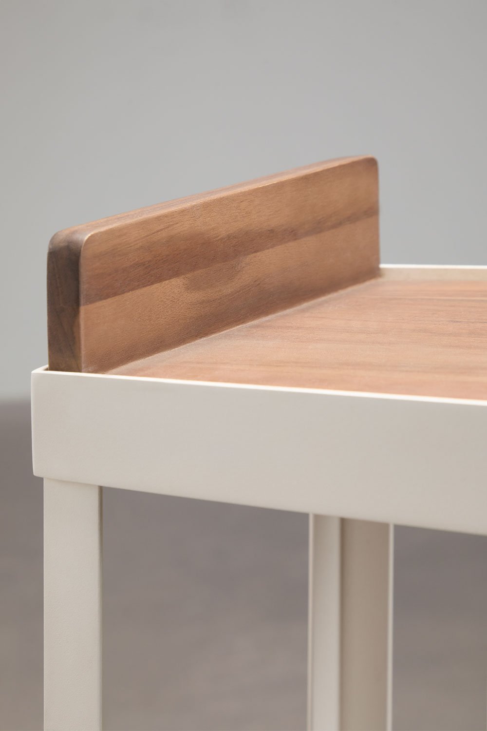 Modular outdoor kitchen cart in acacia wood and aluminum Reggie, gallery image 3