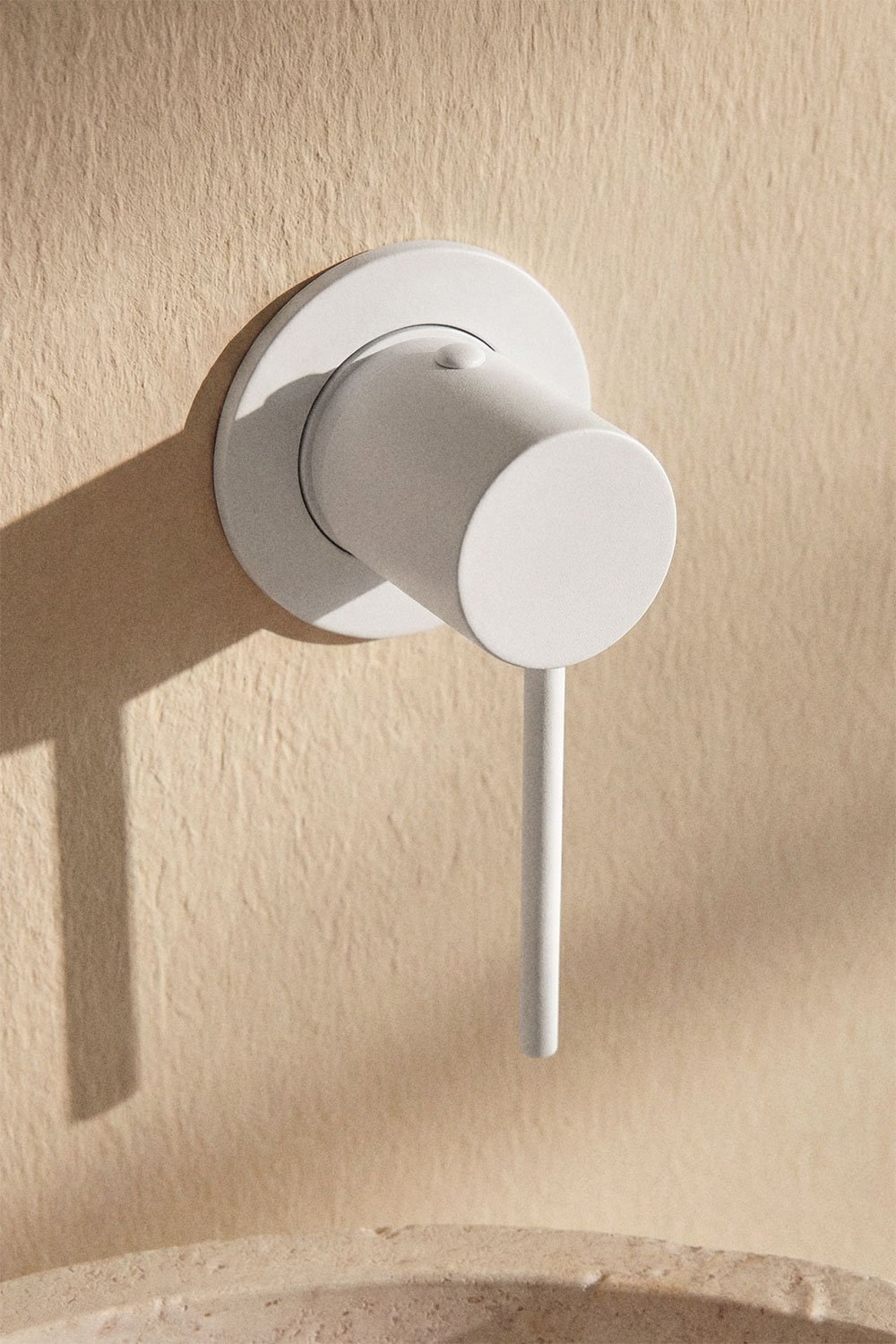 Orveta brass built-in basin tap, gallery image 2