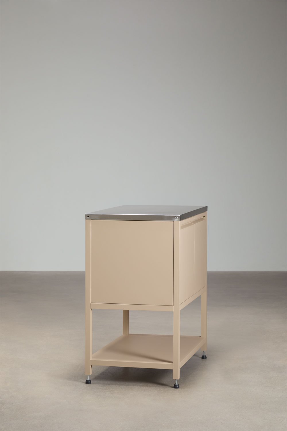 Outdoor modular kitchen storage module in Savona steel, gallery image 2