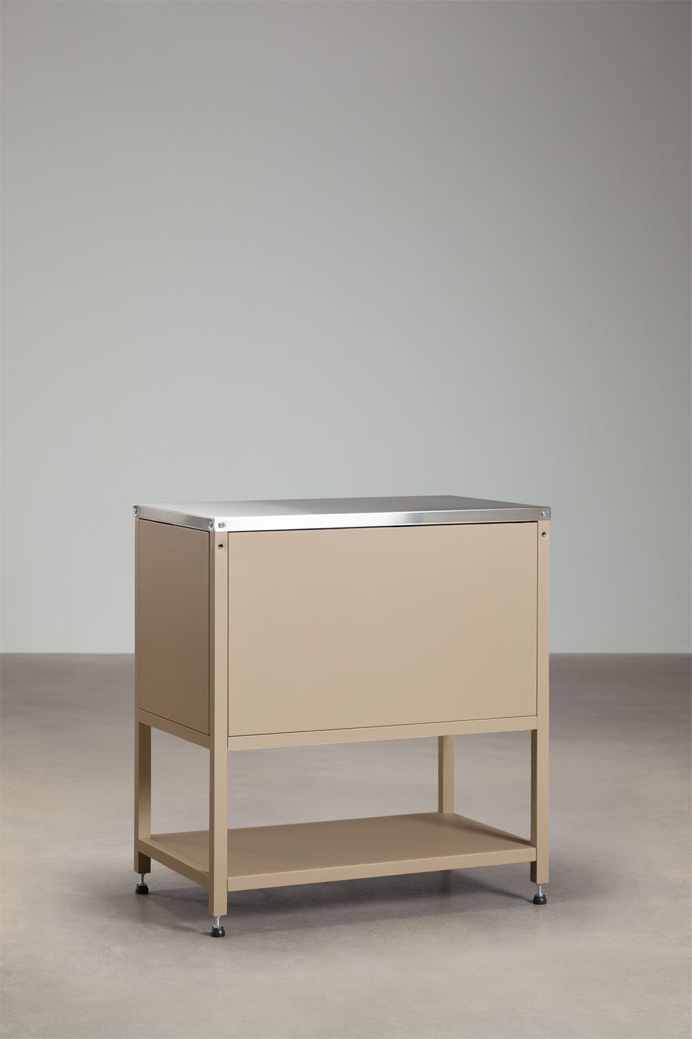 Outdoor modular kitchen storage module in Savona steel, gallery image 4