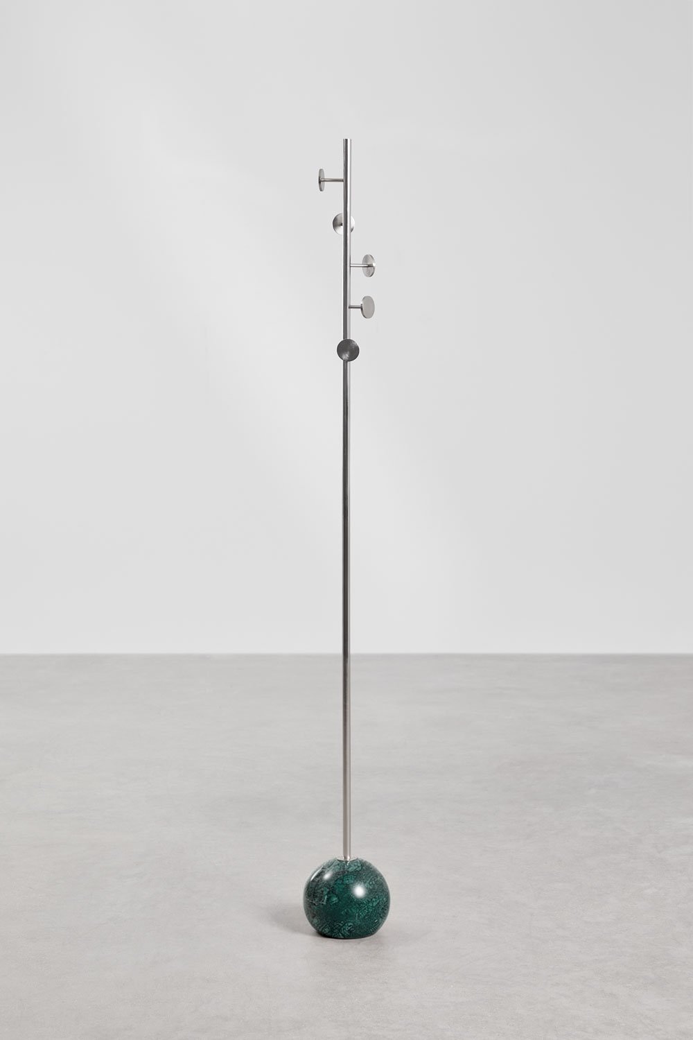 Felora iron and marble standing coat rack, gallery image 3