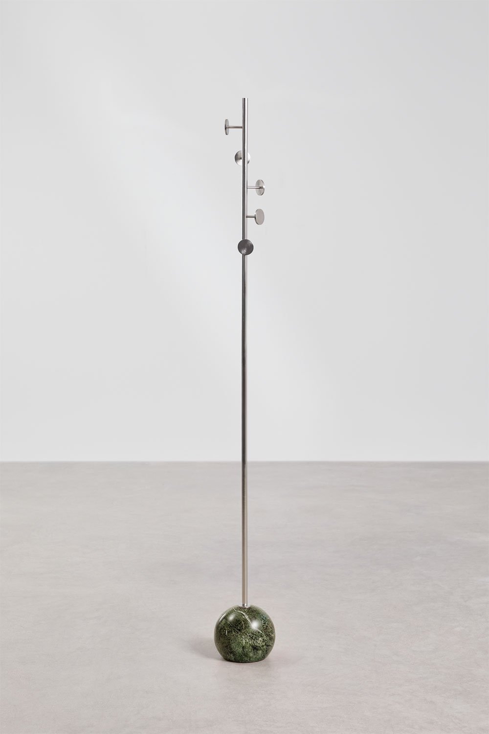 Felora iron and marble standing coat rack, gallery image 3