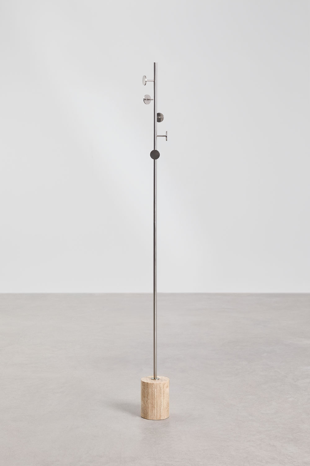 Rock Coat Racks Drivela natural stone and iron standing coat rack - SKLUM