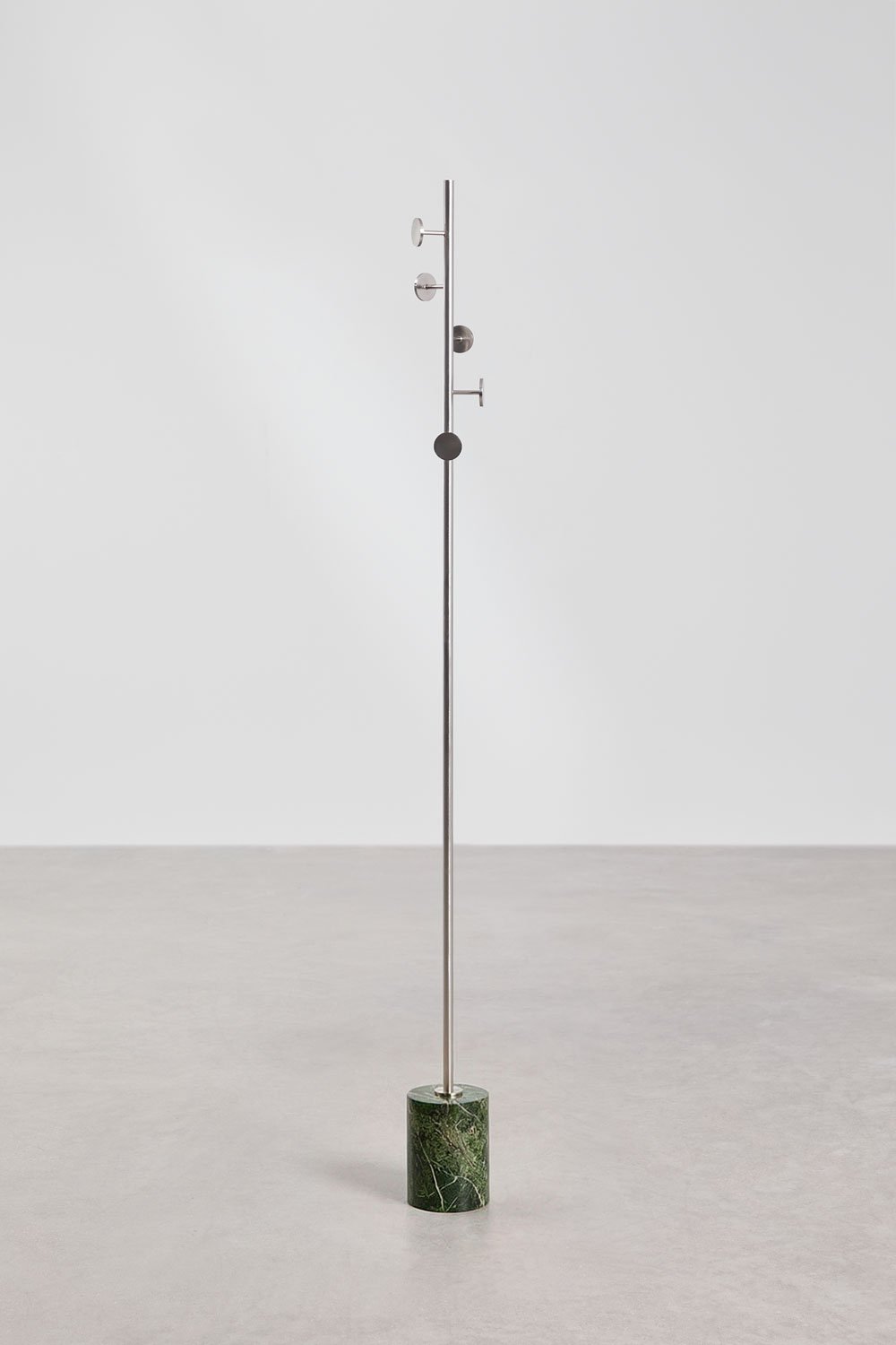 Drivela iron and marble standing coat rack, gallery image 3