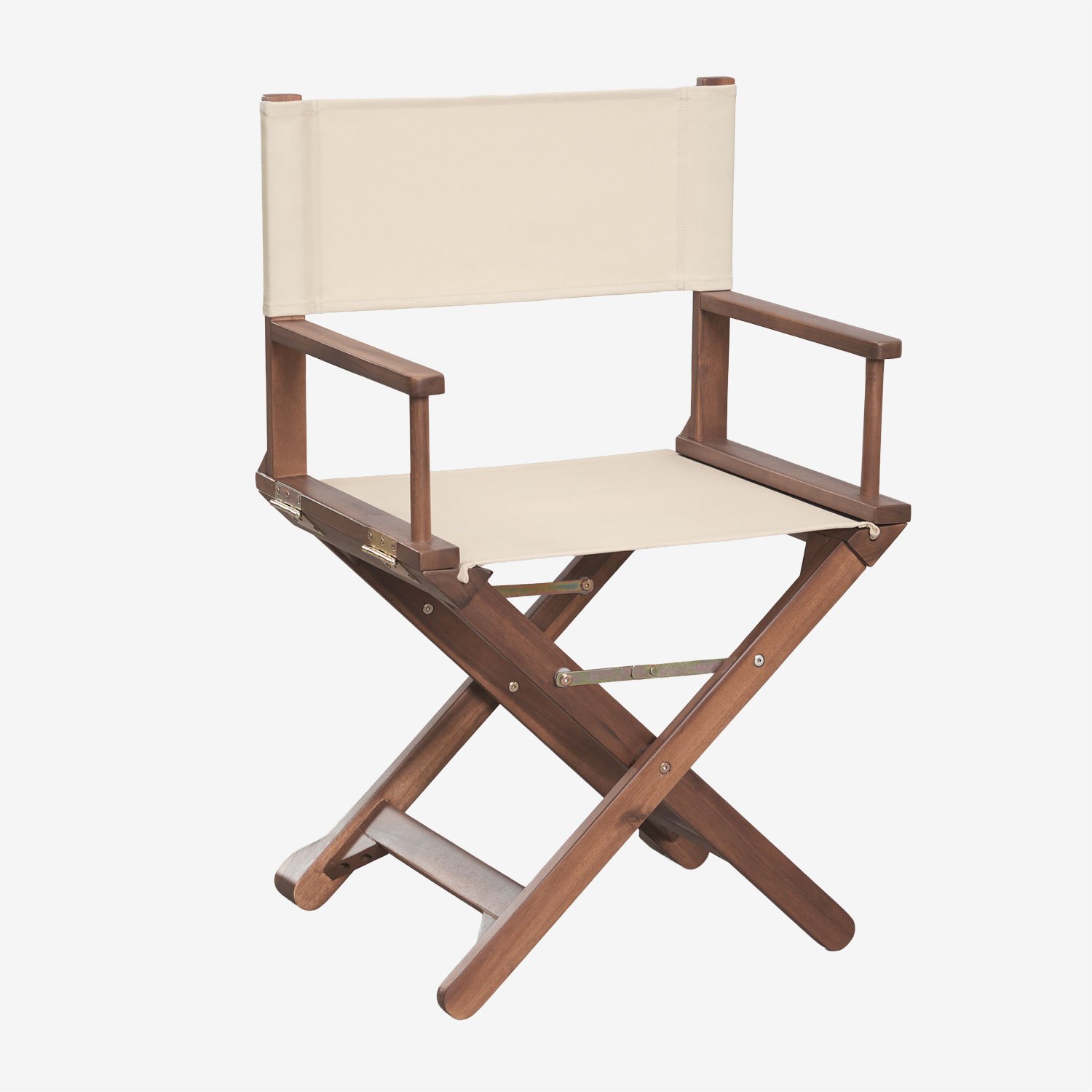 Ridley folding director's chair in acacia wood, gallery image 8