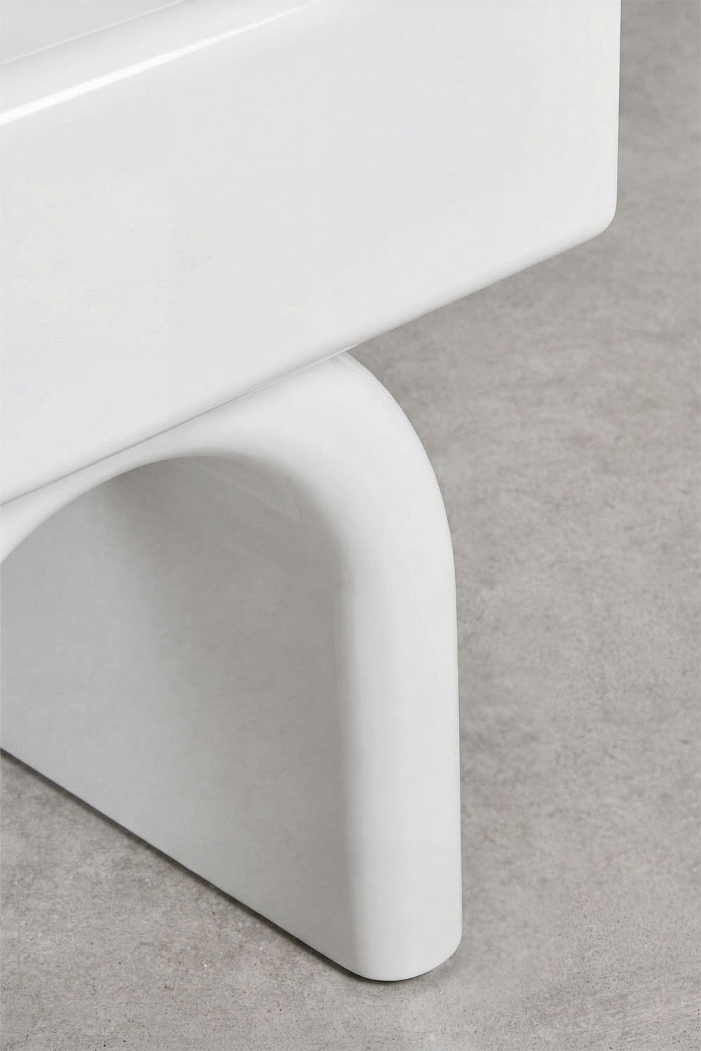 Rectangular bedside table 50x40 cm in Volire MDF, gallery image 7