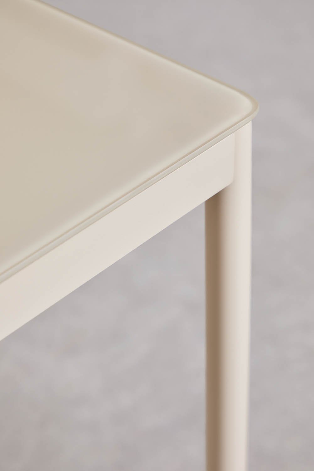 Rectangular garden table 185x85 cm in Melida steel, gallery image 4