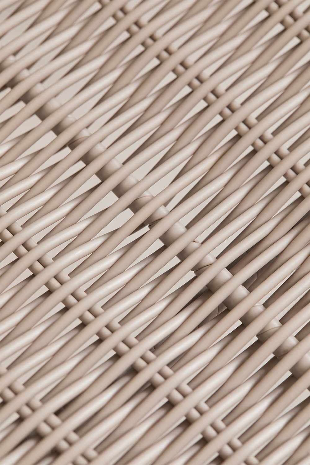 Pack of 4 stackable garden chairs in synthetic rattan Reiven, gallery image 8