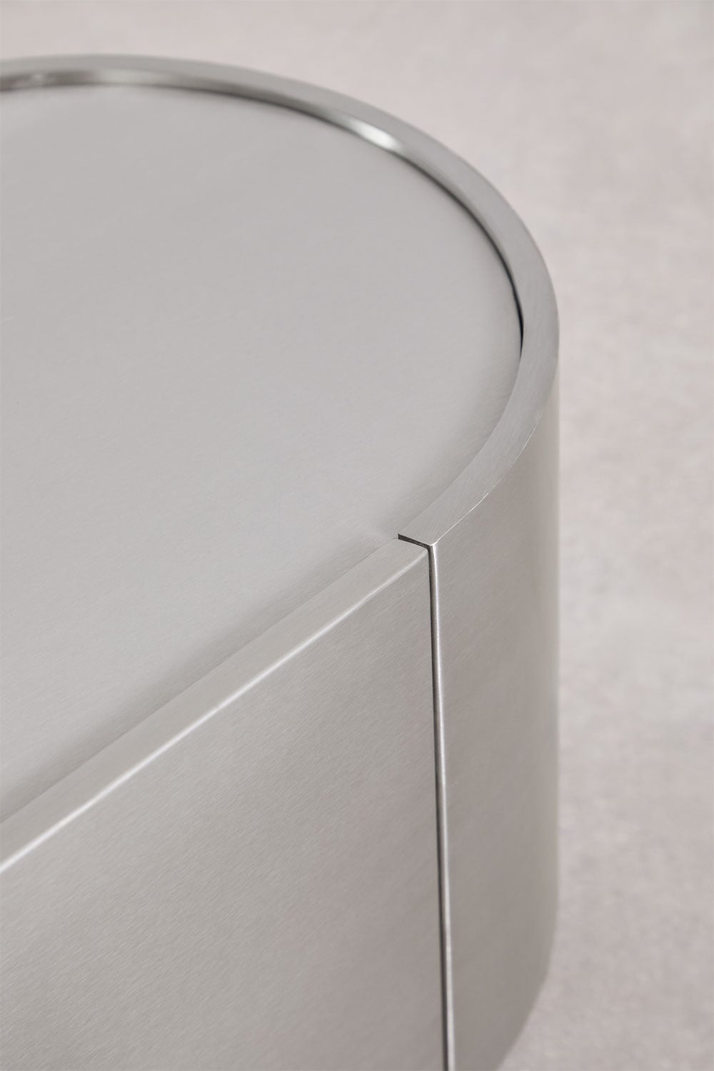 Luena 180x40 cm stainless steel TV cabinet, gallery image 7