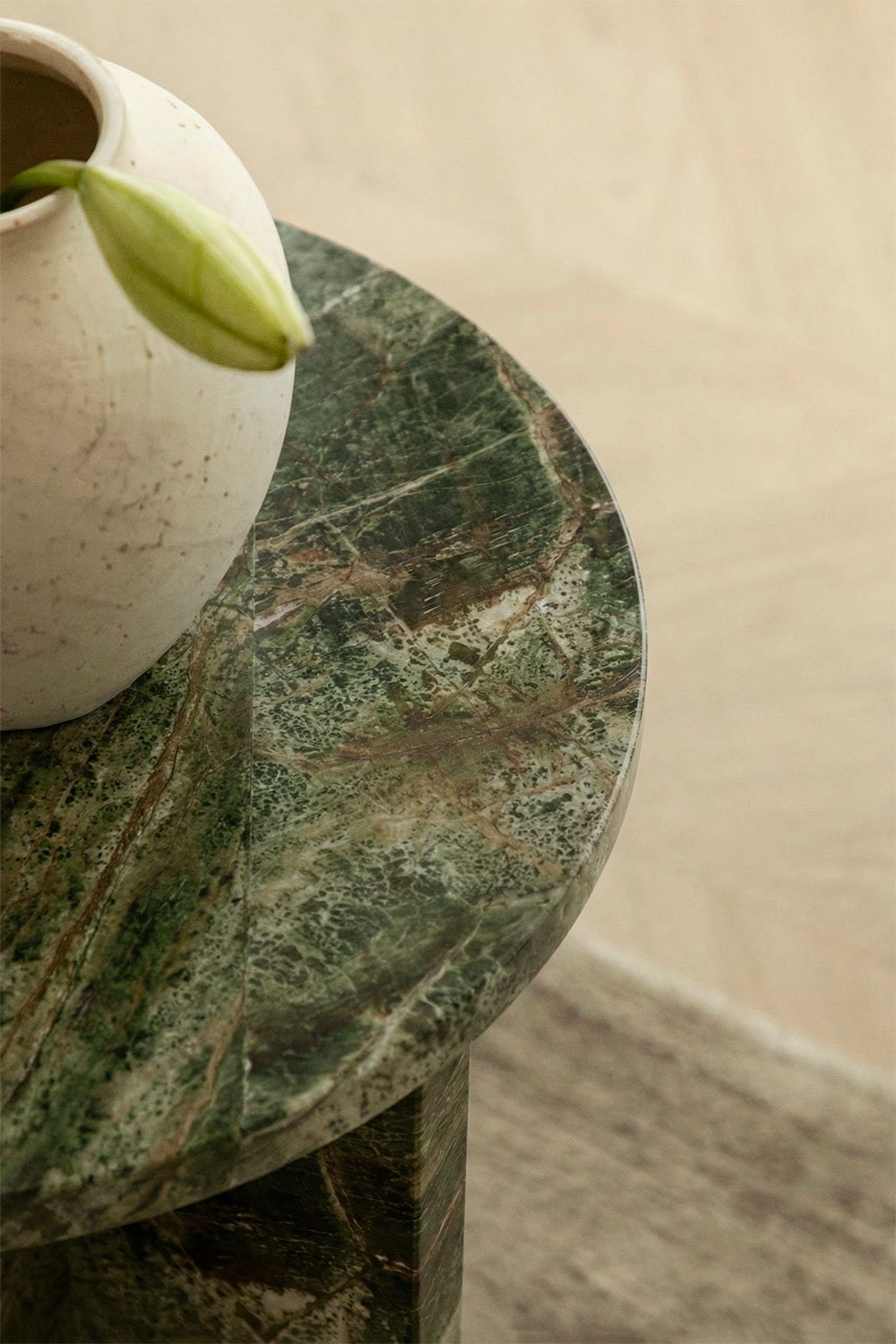 Round side table Ø35 cm in Mencia marble, gallery image 2