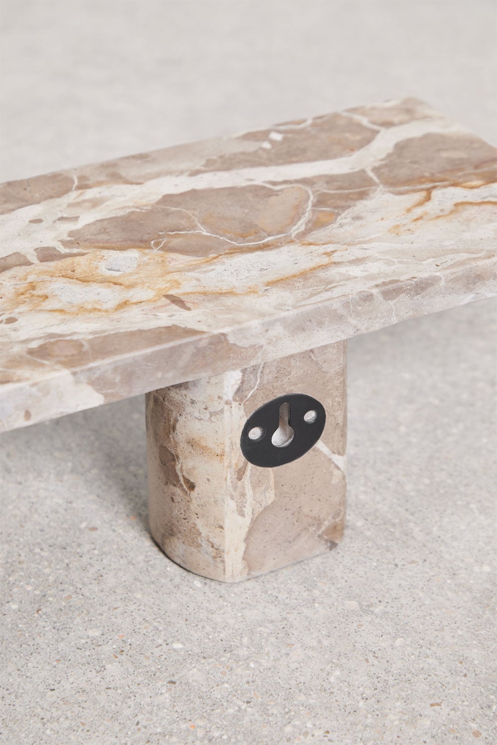 Pack of 2 wall shelves 60x15 in Uganda marble, gallery image 8