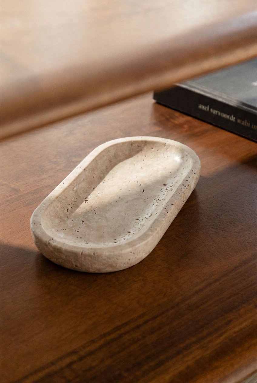 Ceranova natural stone decorative tray, gallery image 1