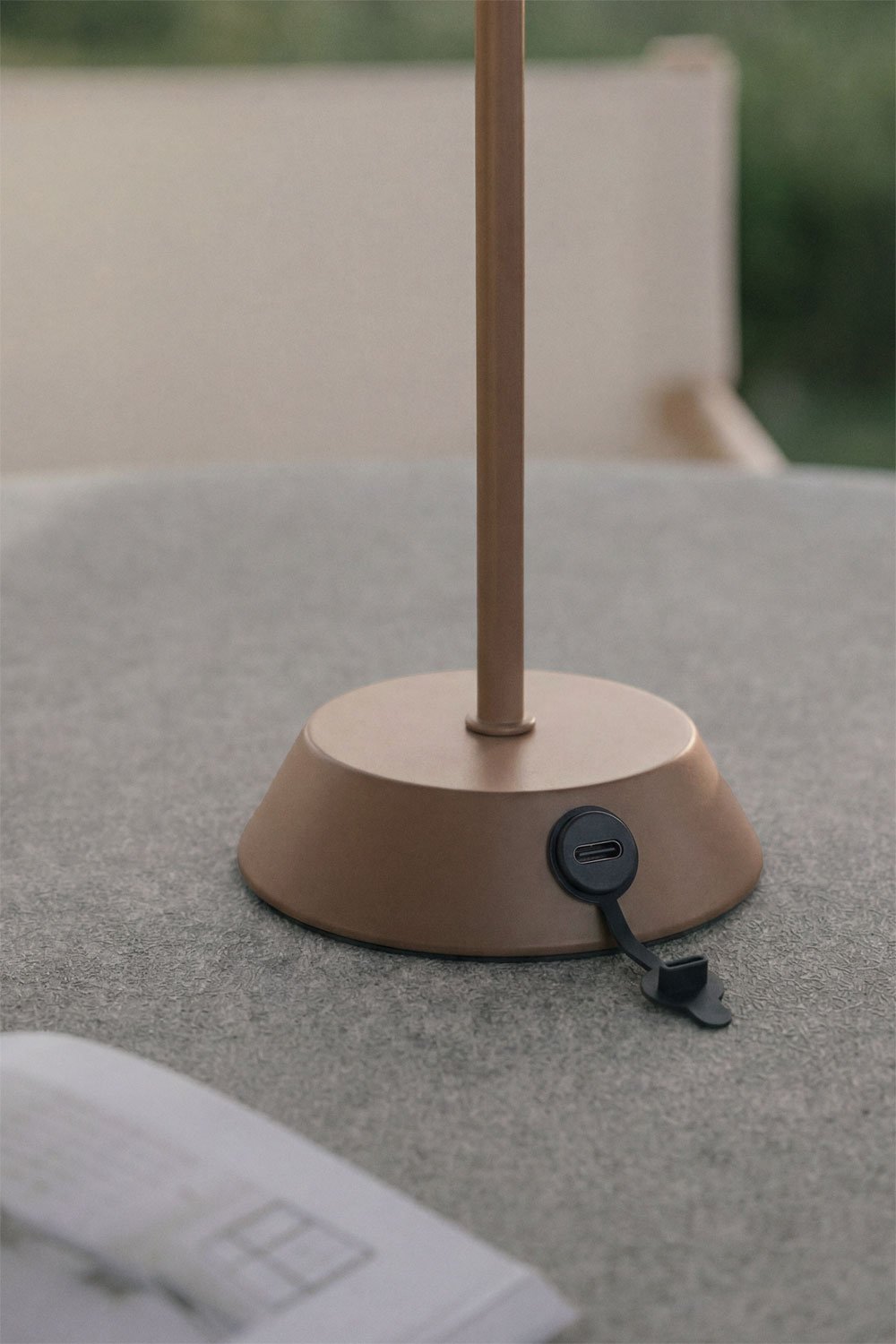 Oravella wireless LED outdoor table lamp in iron, gallery image 2