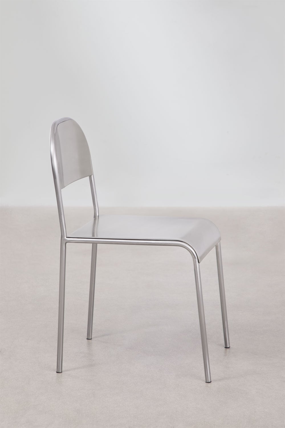 Pack of 2 Narnial stainless steel dining chairs, gallery image 2