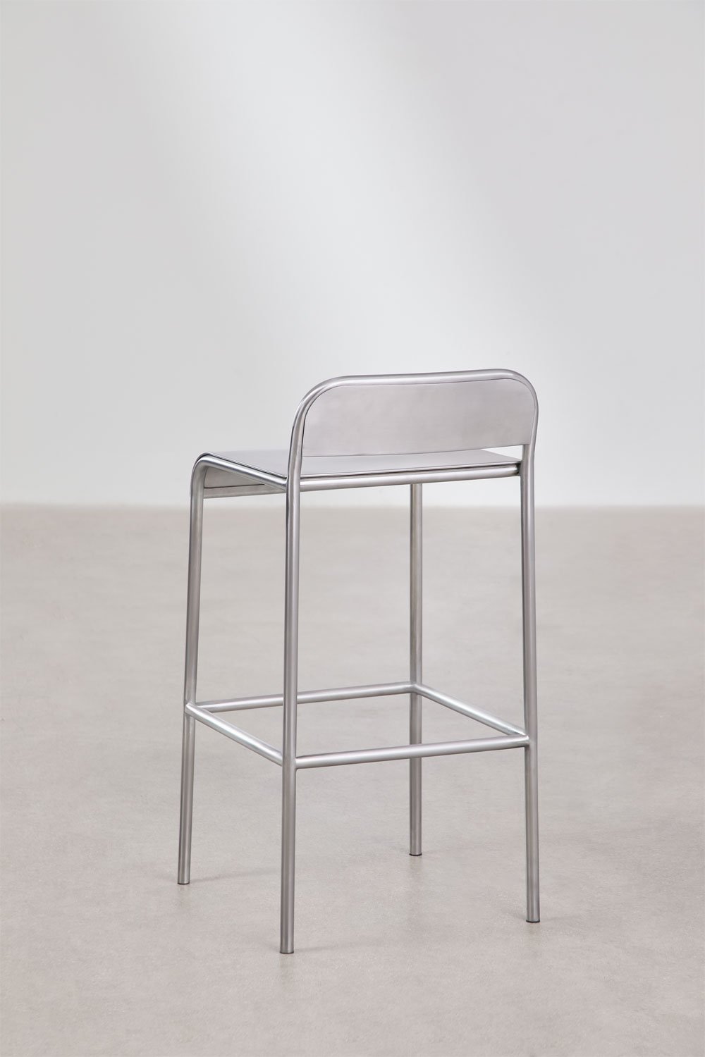 Narnial stainless steel bar stool, gallery image 5