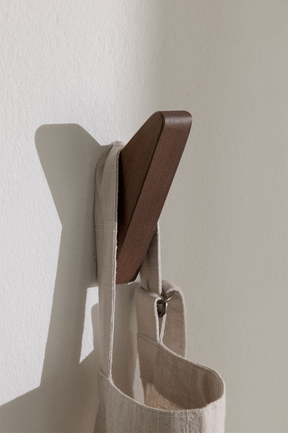 Set of 4 Brana wooden wall hooks, gallery image 2