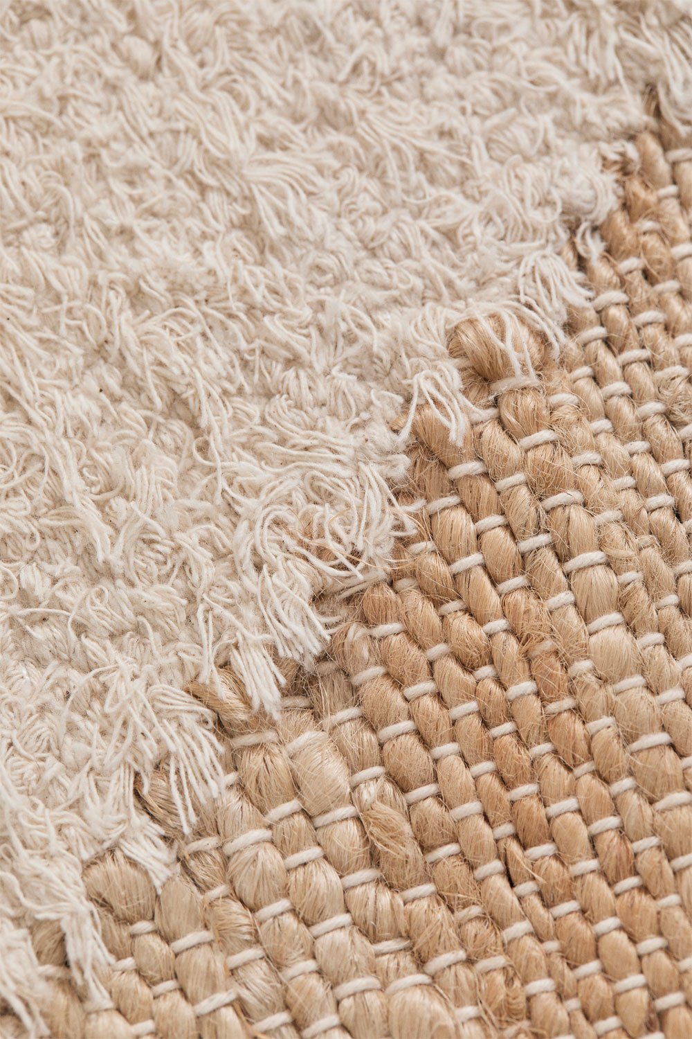 Braeden rectangular rug in jute and cotton, gallery image 3