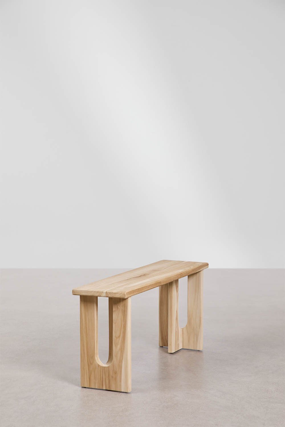 100 cm bench in teak wood Tessalit, gallery image 2