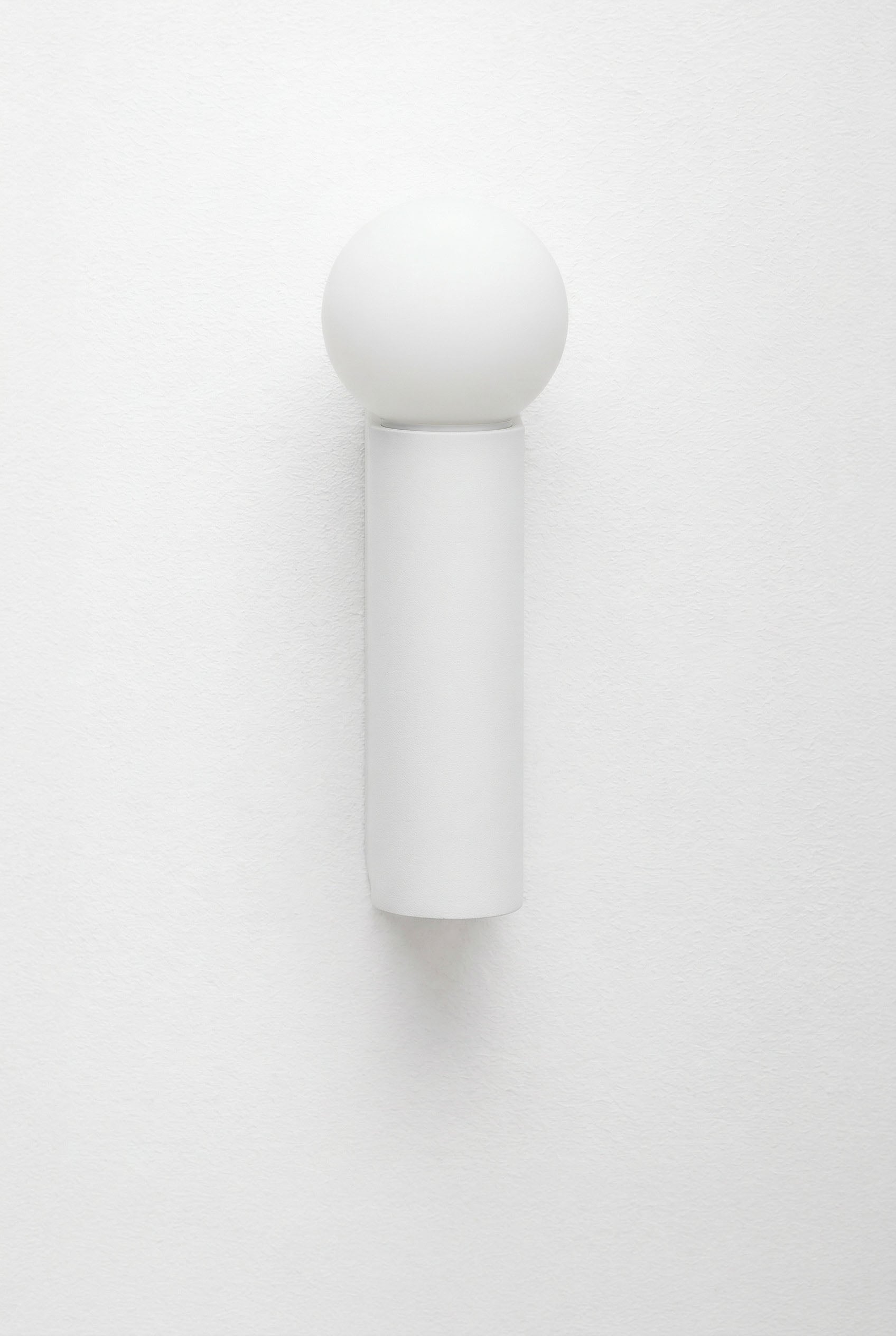 Irvine aluminum wall sconce with crystal ball, gallery image 3
