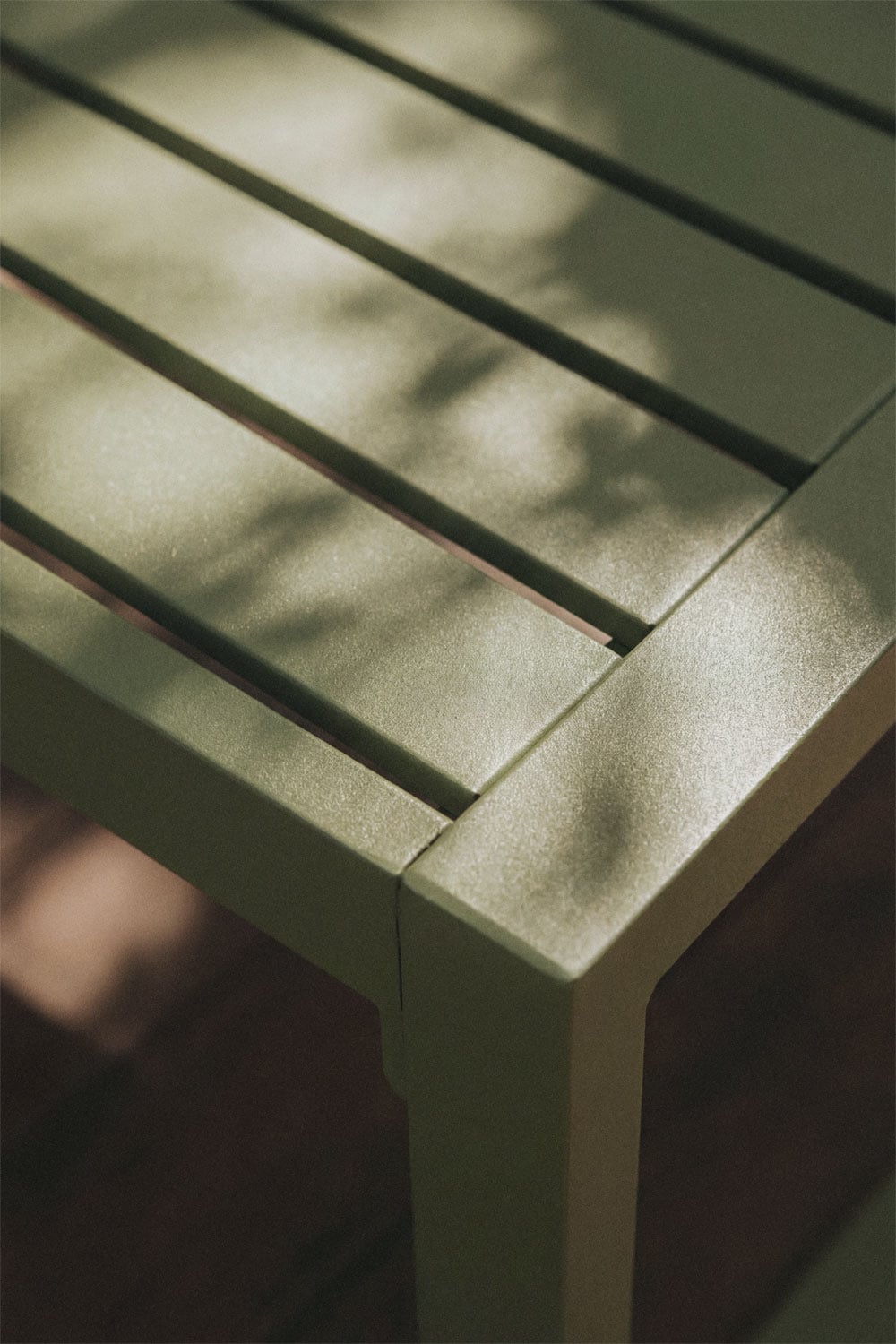 Rectangular garden coffee table 110x55 cm in aluminum Lipov, gallery image 2