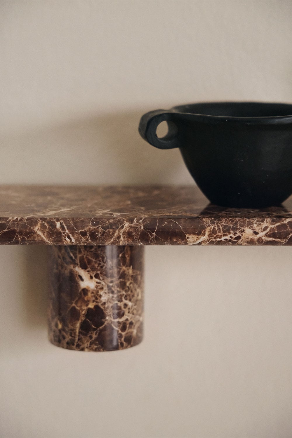 Uganda marble 60x15 wall shelf, gallery image 2