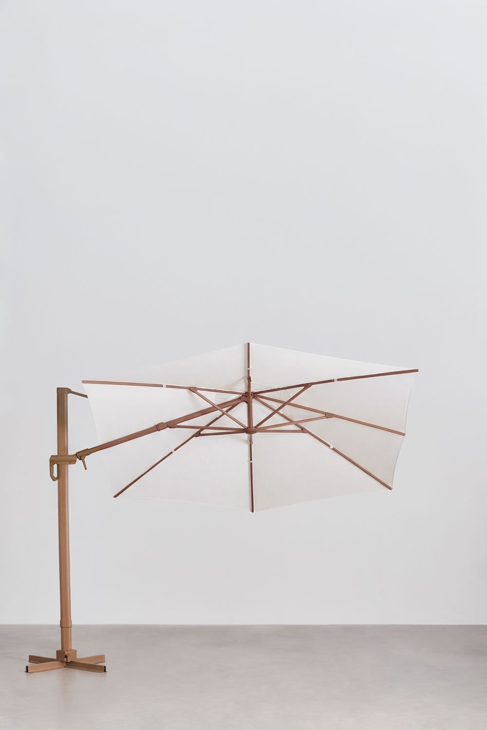 Cannes fabric and aluminum parasol, gallery image 4