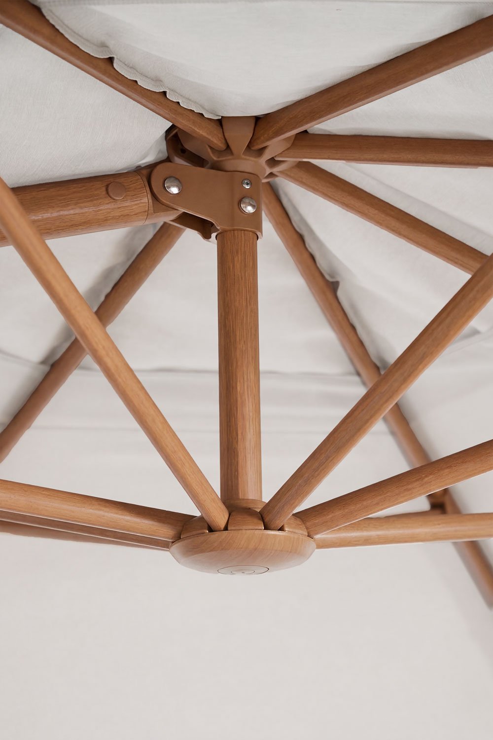 Cannes fabric and aluminum parasol, gallery image 8