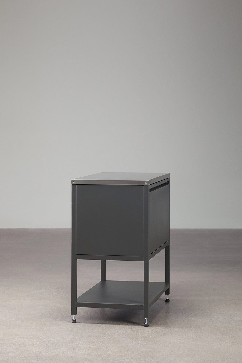 Outdoor modular kitchen storage module in Savona steel, gallery image 4