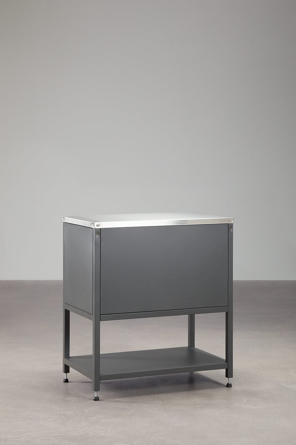 Outdoor modular kitchen storage module in Savona steel, gallery image 6