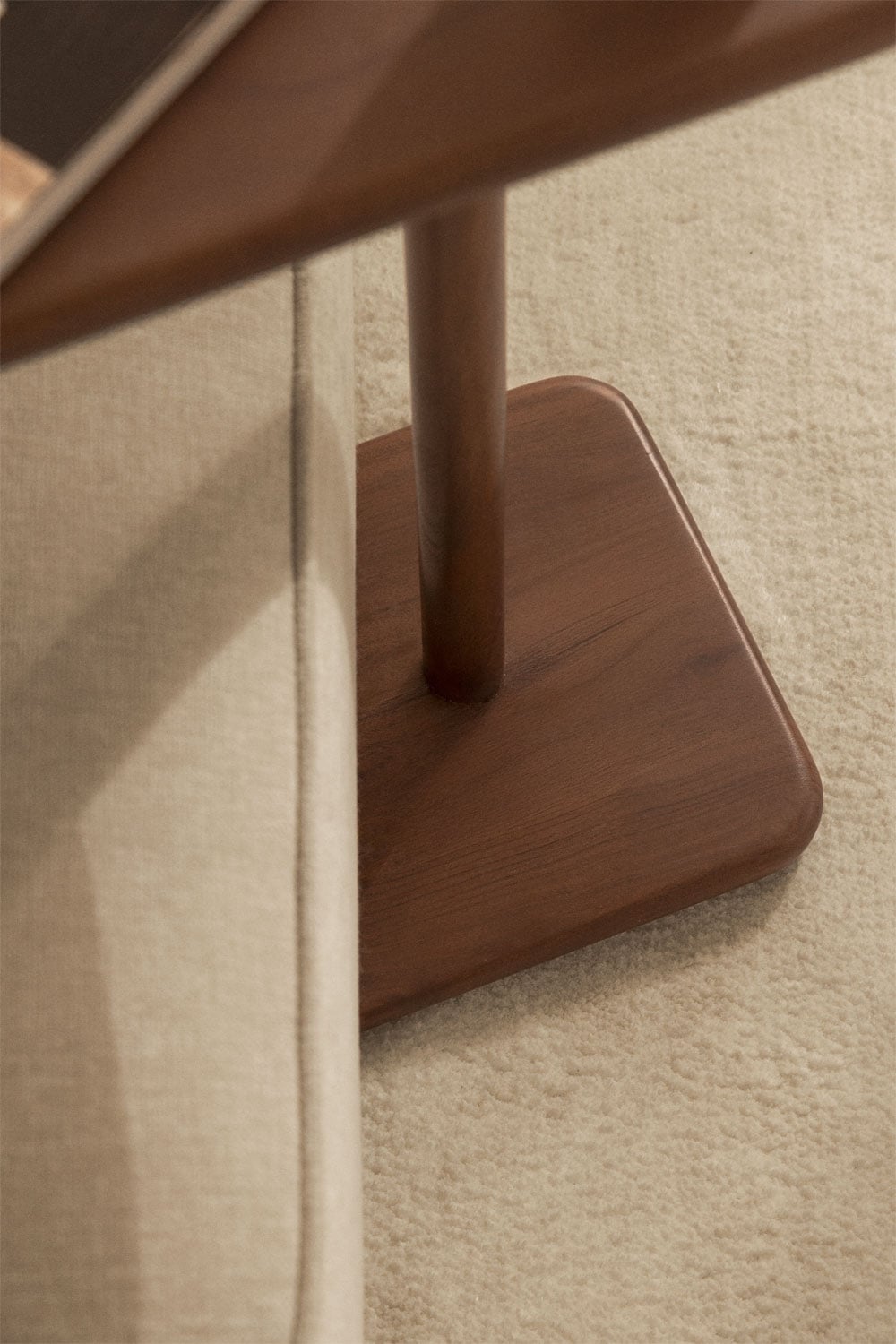 Tinsley rectangular side table 40x25 cm in wood, gallery image 2