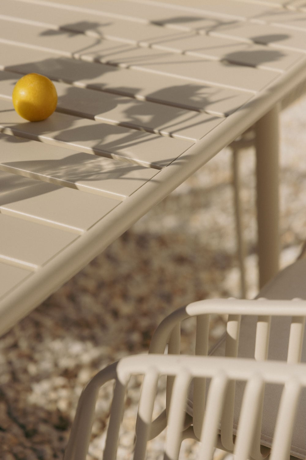 Rectangular 160x90 cm Florida steel garden table, gallery image 2