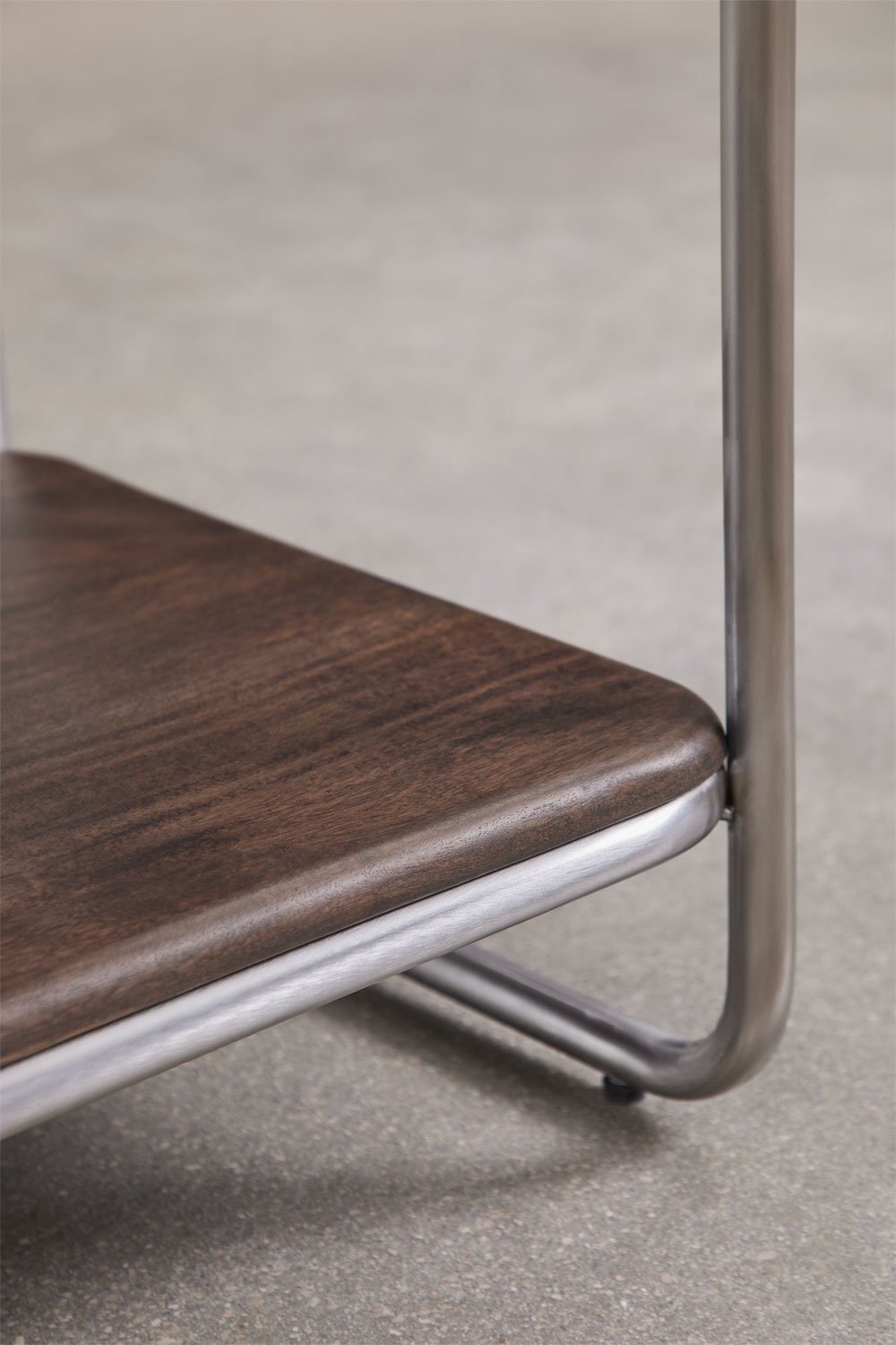 Acacia wood and stainless steel shelving Altrex, gallery image 4