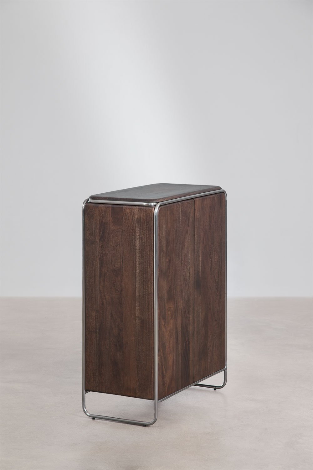 Sideboard in acacia wood and stainless steel Altrex, gallery image 2