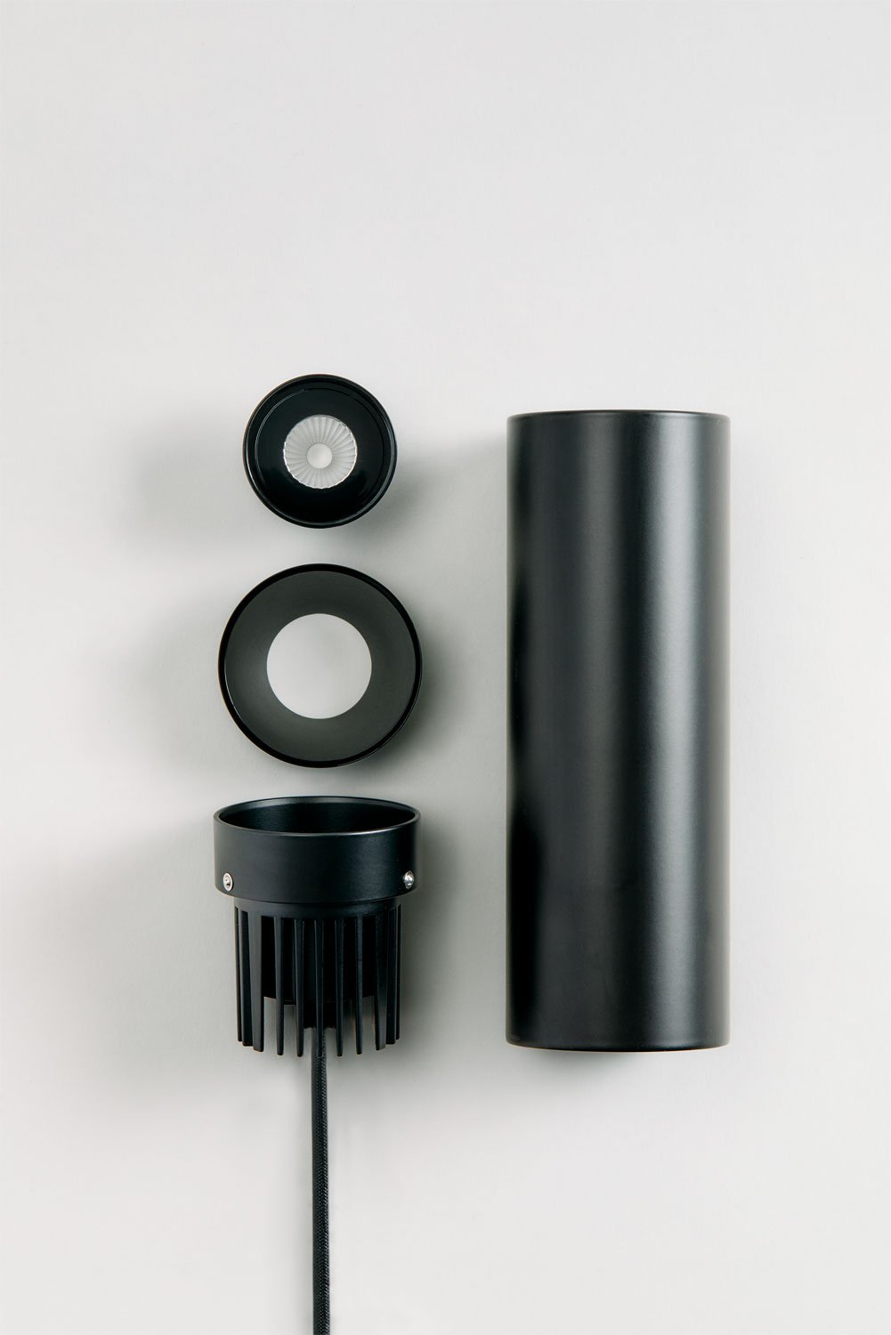 Round surface-mounted LED ceiling light in aluminum Luisiana, imagen de galeria 7