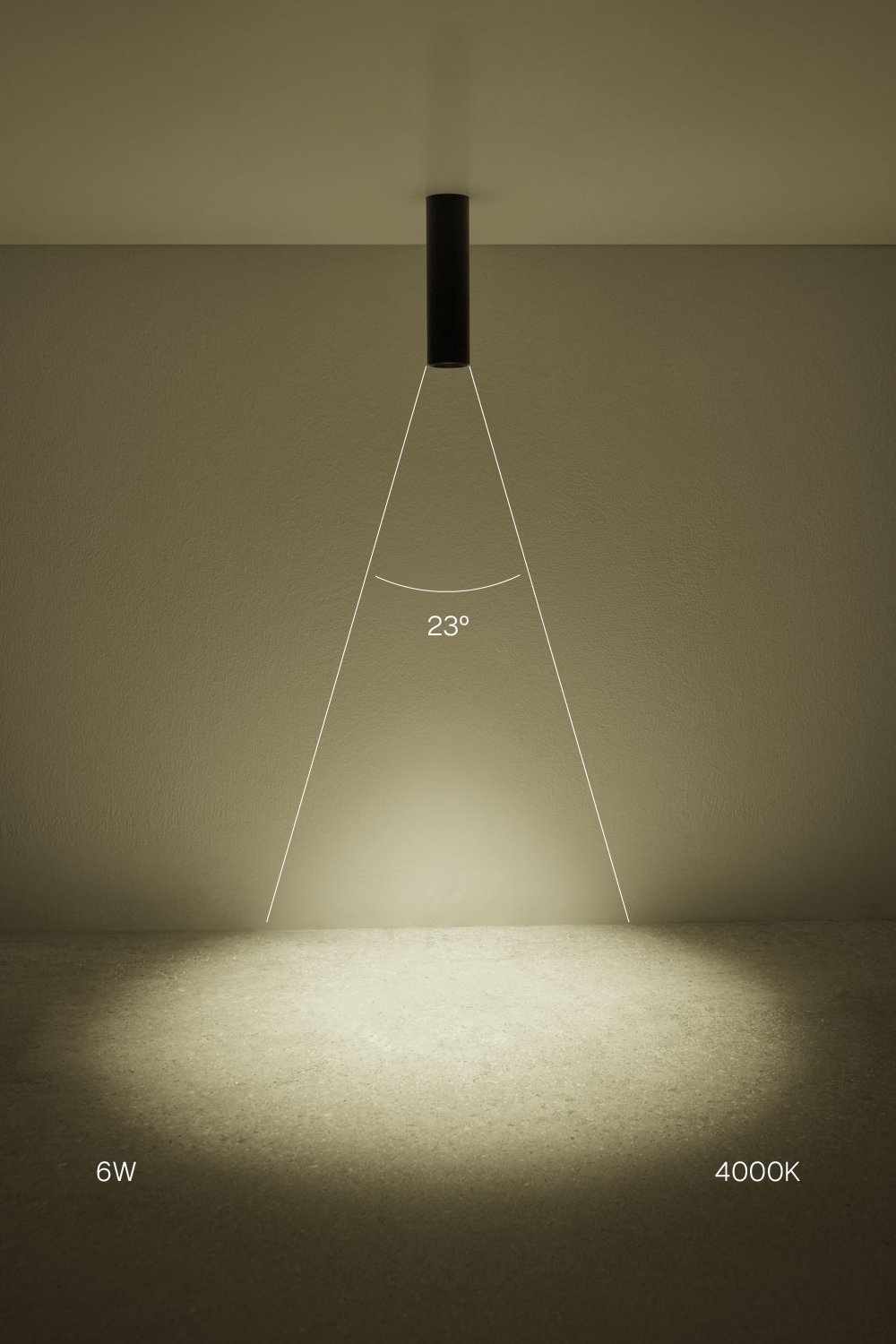 Round surface-mounted LED ceiling light in aluminum Luisiana, imagen de galeria 2