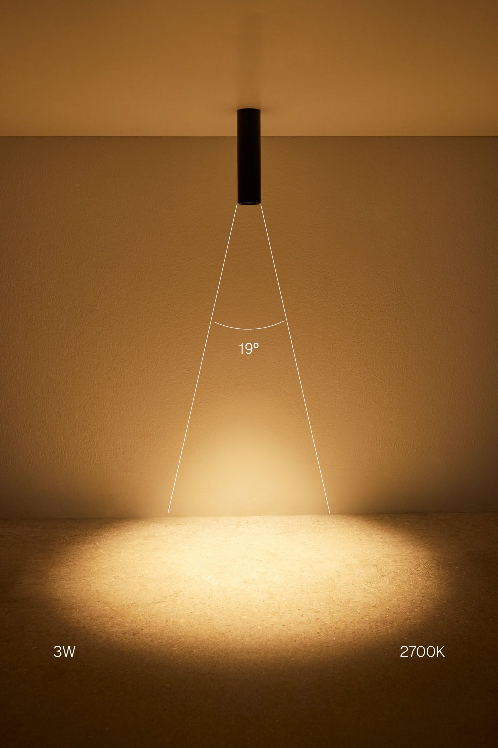 Round Ø4 cm surface-mounted LED ceiling light in aluminum Luisiana, imagen de galeria 2