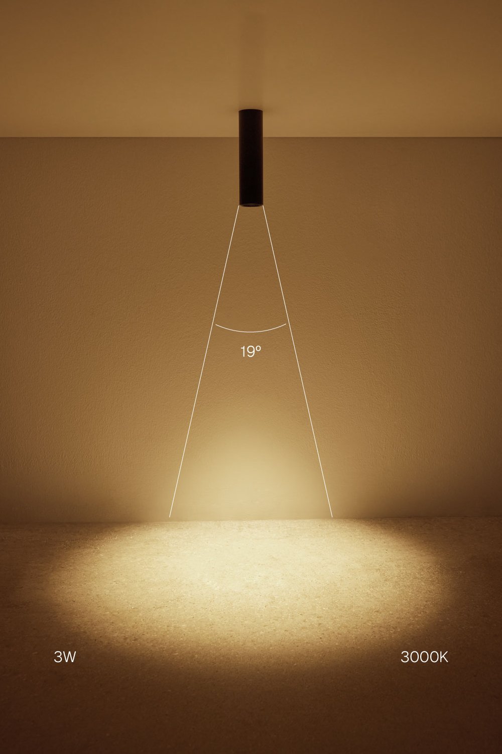 Round Ø4 cm surface-mounted LED ceiling light in aluminum Luisiana, imagen de galeria 2