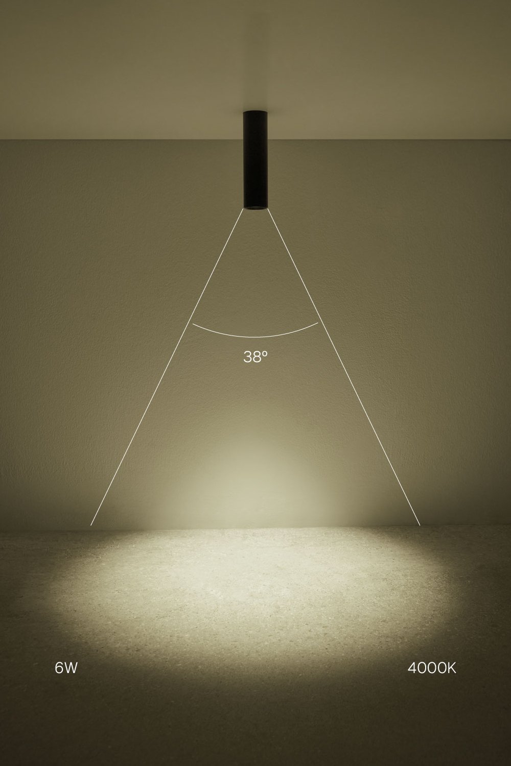 Round Ø5.7 cm surface LED ceiling light in aluminum Luisiana, imagen de galeria 2