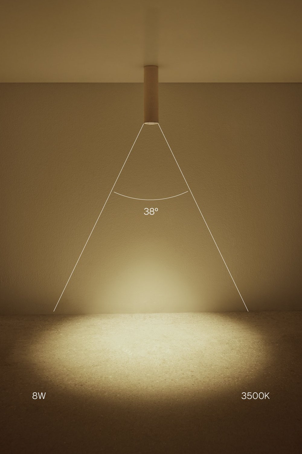 Round Ø7.2 cm surface-mounted LED ceiling light in Luisiana aluminum, imagen de galeria 2