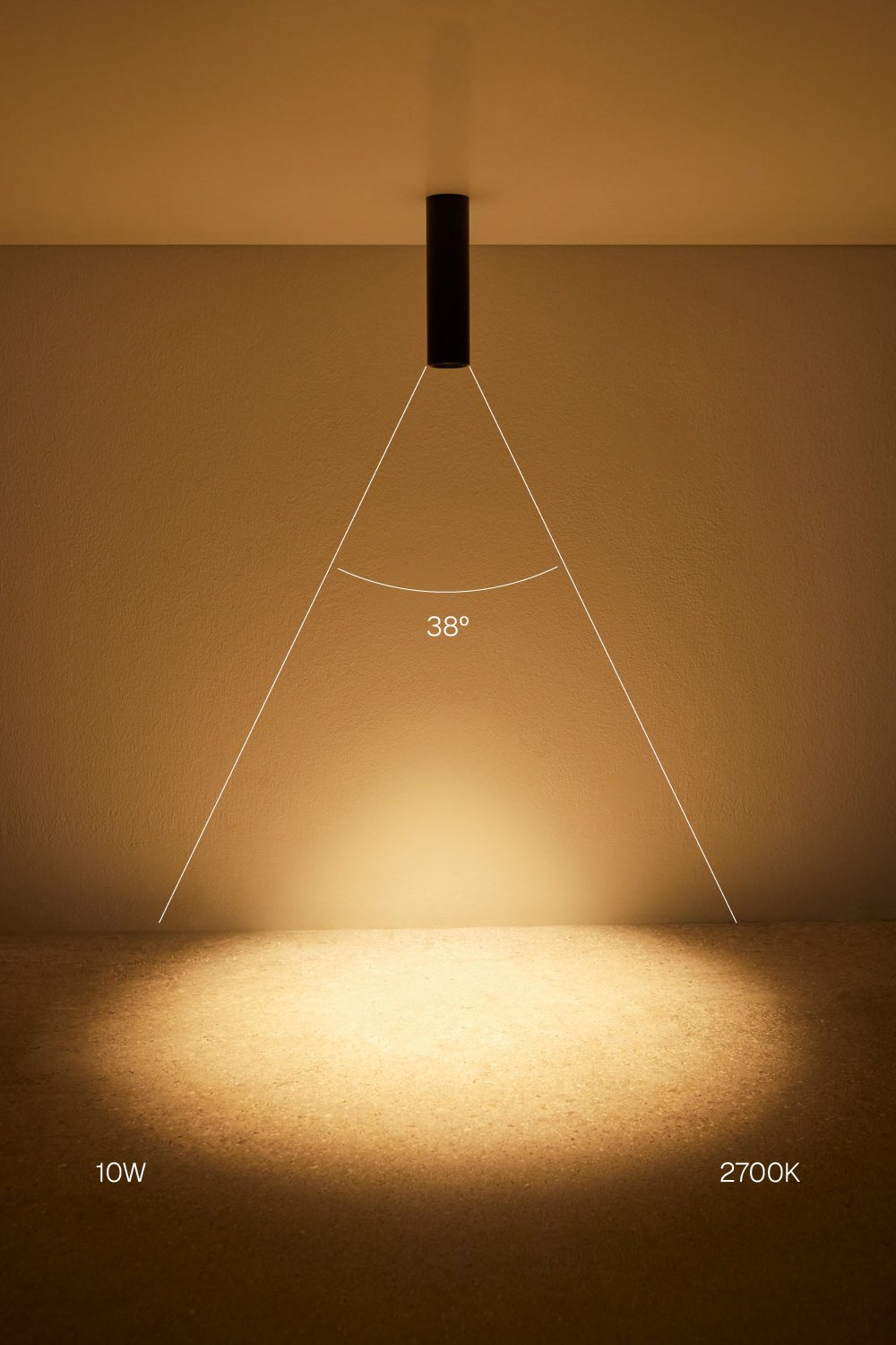 Round Ø7.2 cm surface-mounted LED ceiling light in Luisiana aluminum, imagen de galeria 2